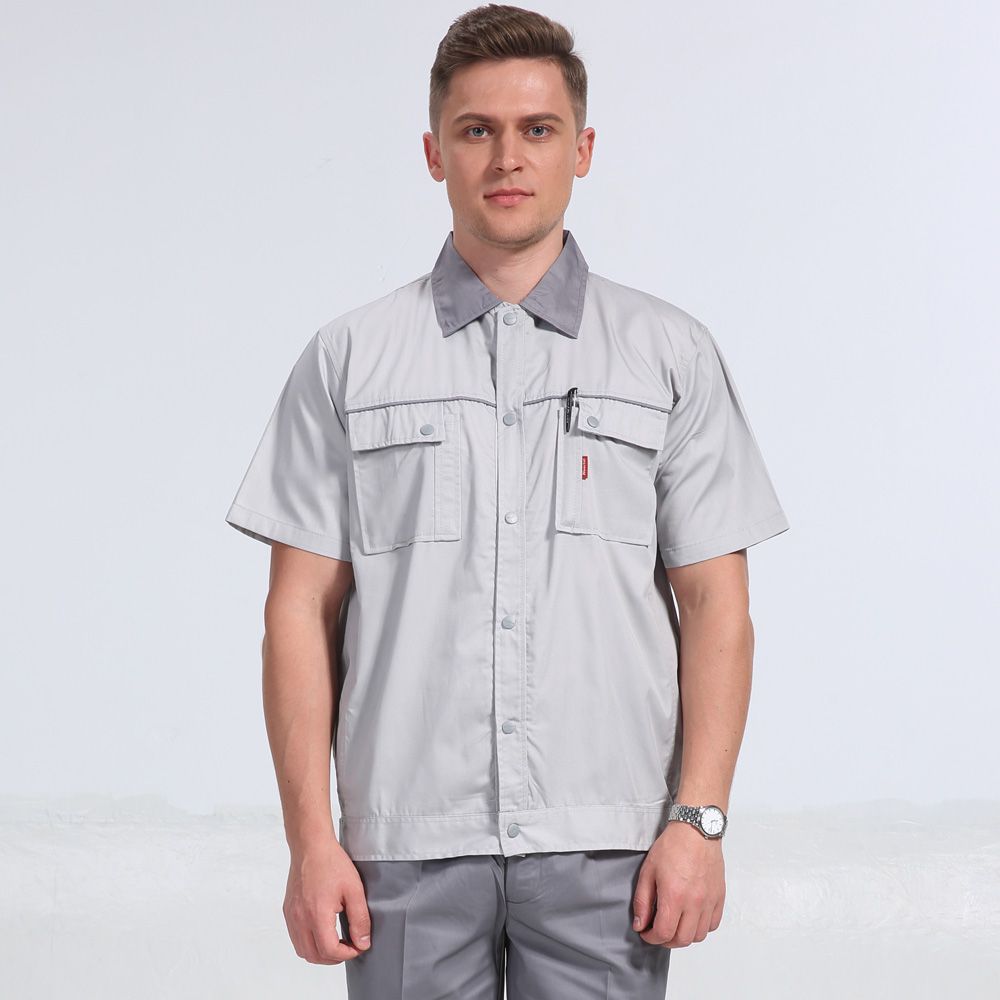 后背液下透氣網工作服