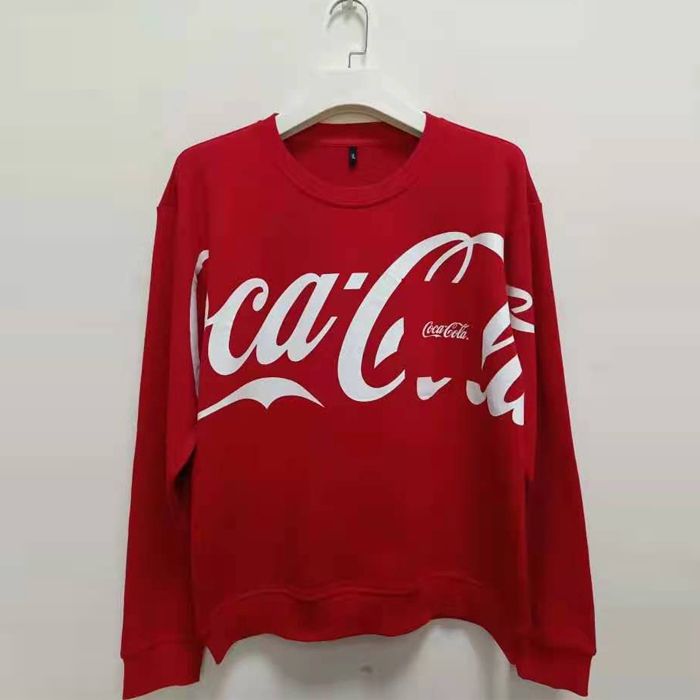 ［可口可樂］圓領落肩衛衣